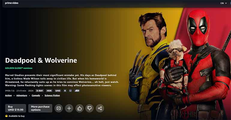 purchase deadpool and wolverine