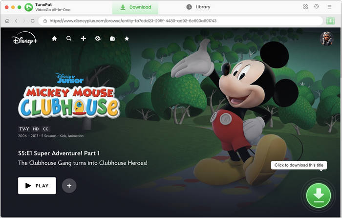 search disney plus video